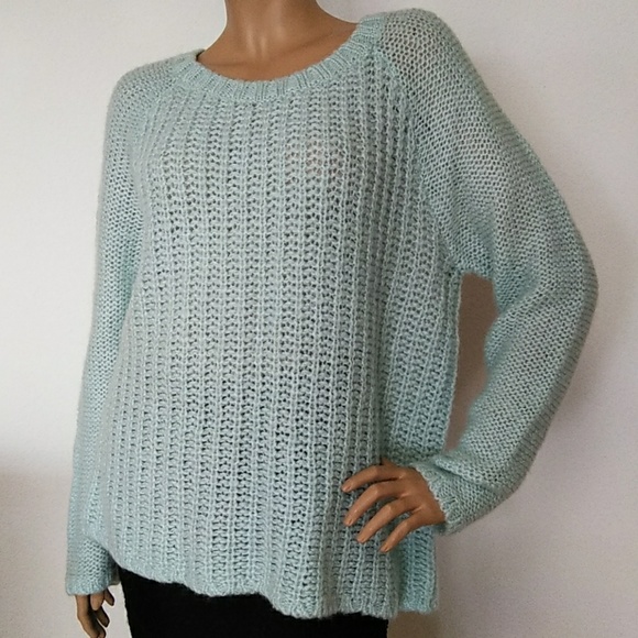 GAP Sweaters - Gap Baby Blue Loose Knit Sweater 2X 20